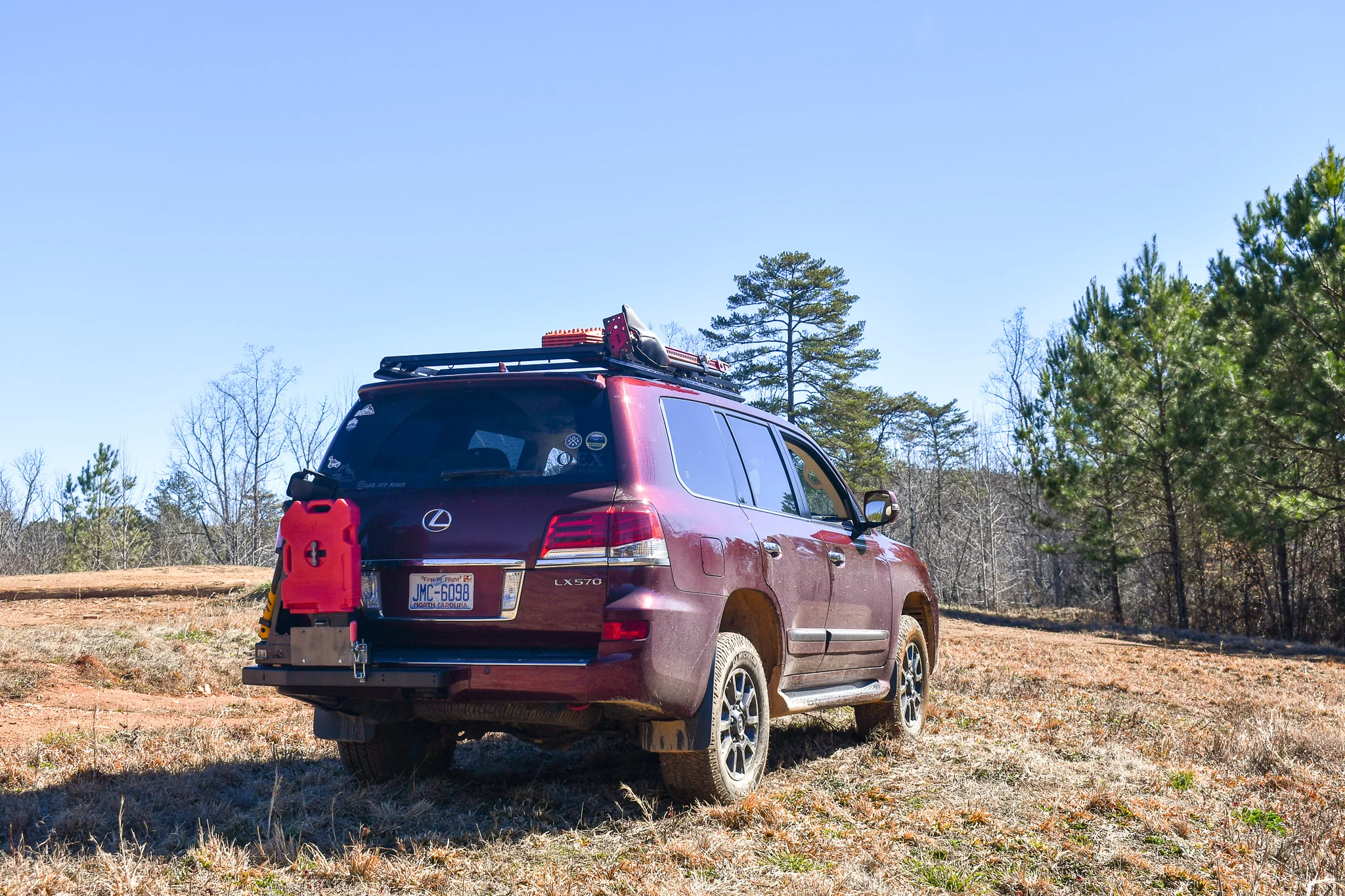 3/4 Stainless Steel Roof Rack - LX570 - Image 8