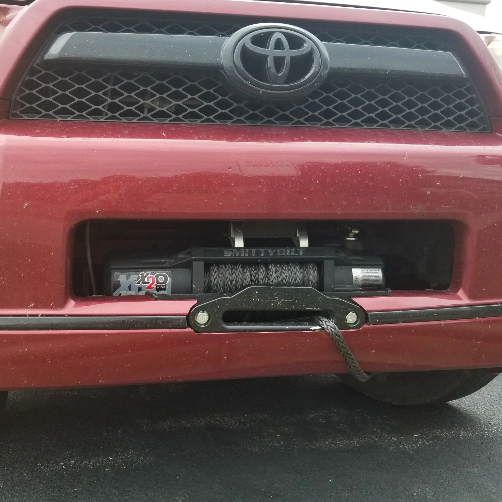 Adjustable Hidden Winch Mount - 5th Gen 4Runner - Image 4