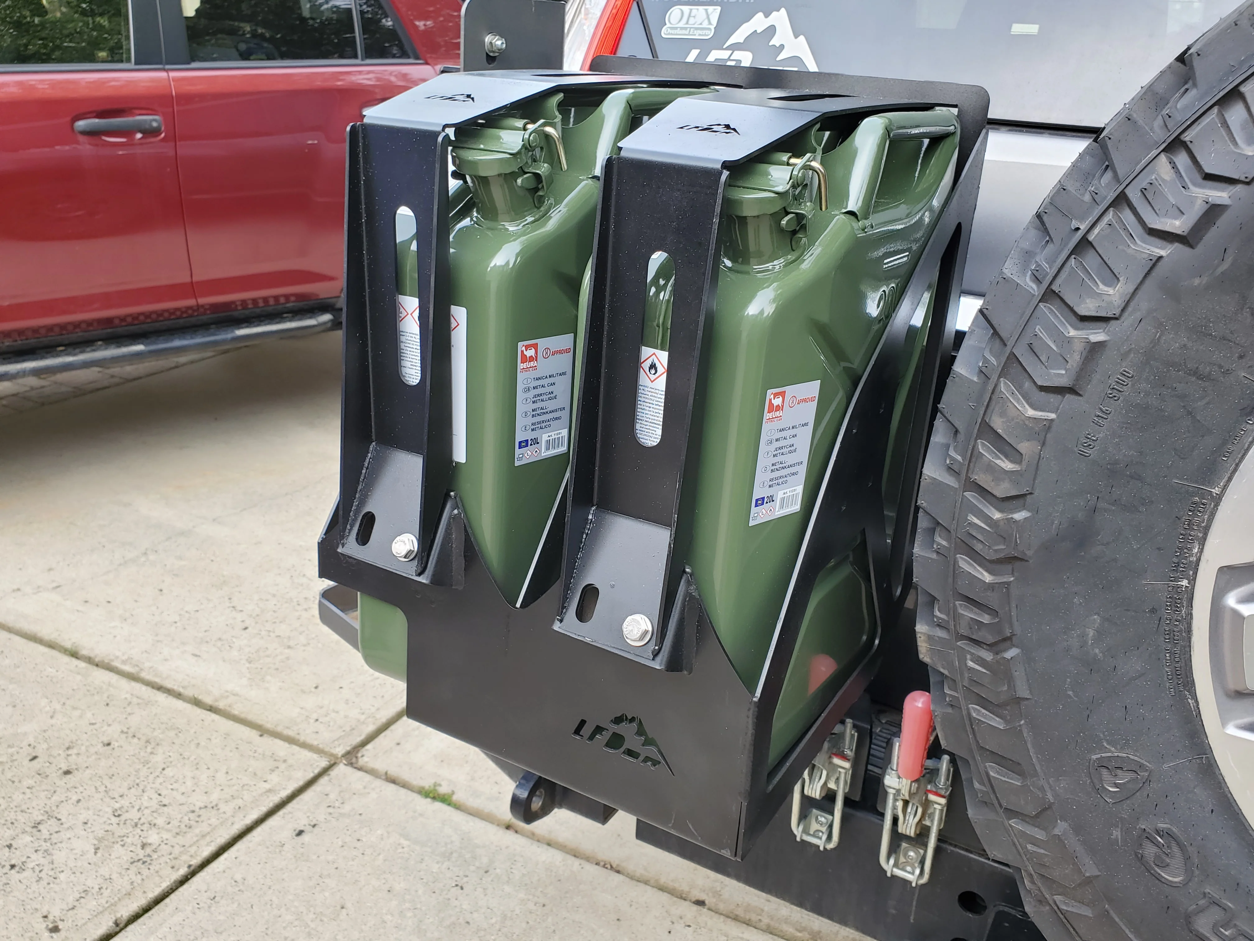 Dual Jerry Can Mount - Universal - Image 4