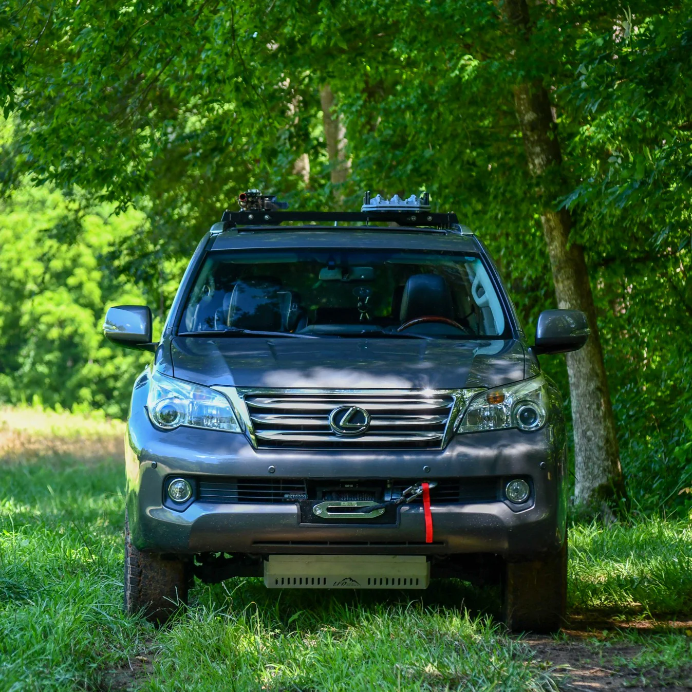 Adjustable Hidden Winch Mount - GX460 - Image 5
